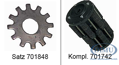 12W Trommel kompl. mit Strahlenlamellen