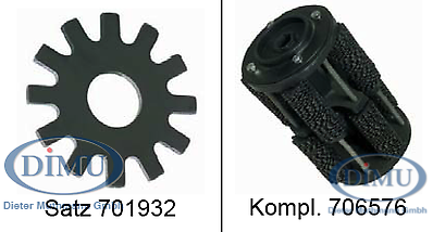 Trommel 8-Wellen mit Strahlenlamellen