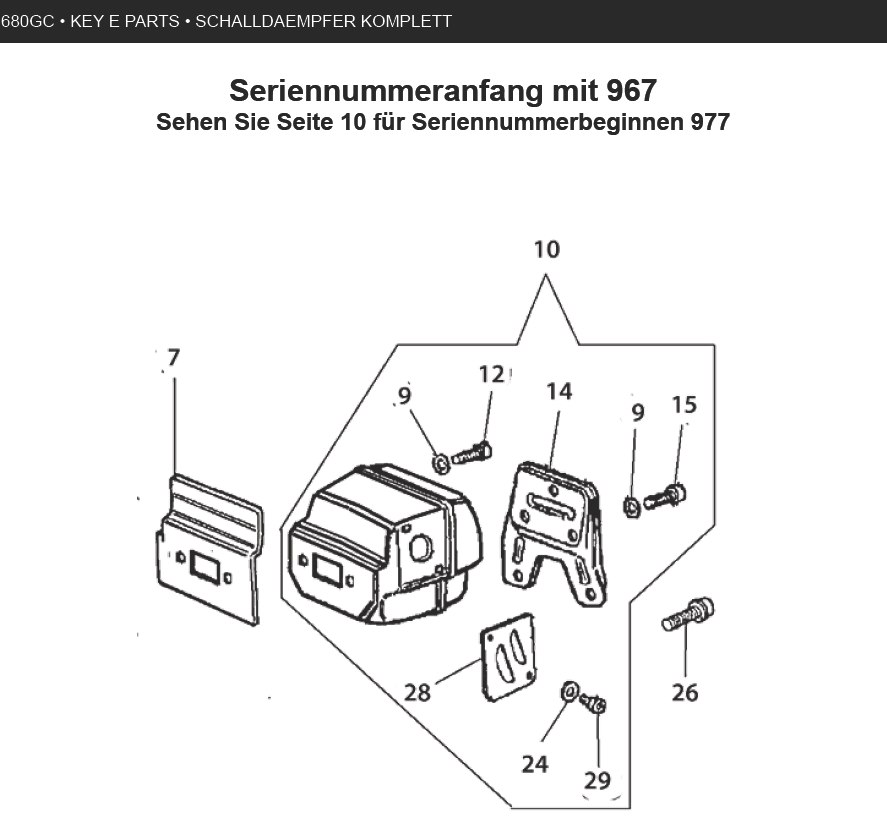 ersatzteilzeichnung