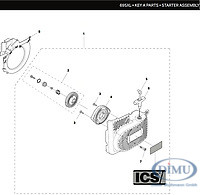 Starter, Anreißvorrichtung ICS 695 XL