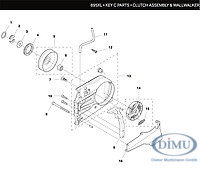 Kupplung, Wallwalker f. ICS 695 XL