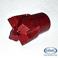 Kreuzkrone rot 26 mm mittlerer Konus