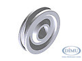 Aluminiumumlenkrolle 180 mm 
für...