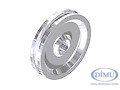 Aluminiumumlenkrolle 250 mm Brei...