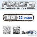 F3 Diamantkette 35 cm STANDARD