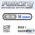 F3 Diamantkette 40 cm ABRASIV
