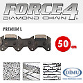 F4 Diamantkette 50cm Premium L