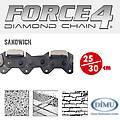 F4 Diamantkette 25/30cm SANDWICH