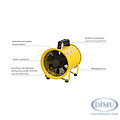 Ventilator 3900 m³/h - Auslass 317 mm