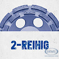 Diamant Schleiftöpfe 2-reihig